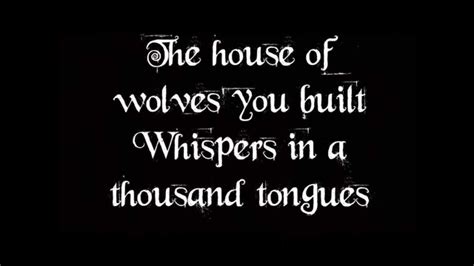 house of wolves lyrics